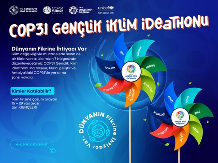  COP31 GENÇLİK İKLİM İDEATHONU BAŞVURU SÜRECİ