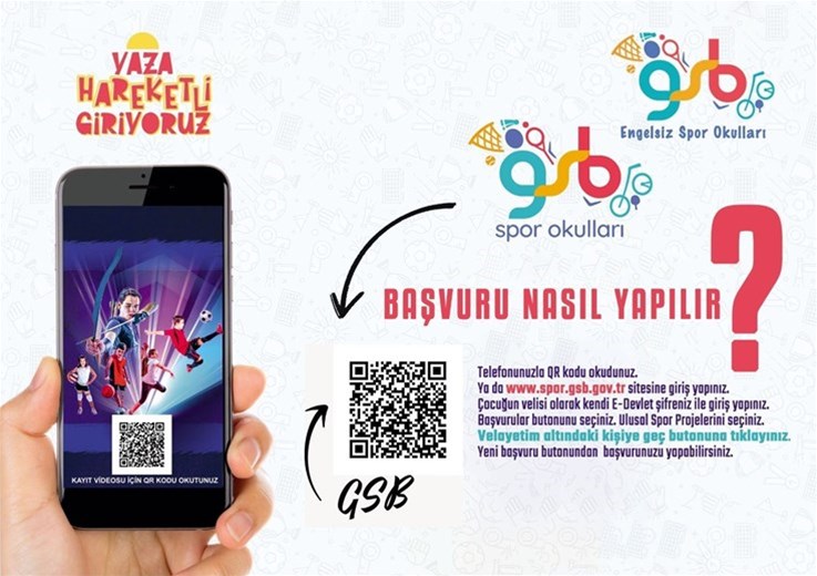 GSB Spor Okulları ve GSB Engelsiz Spor Okulları Açılıyor!       